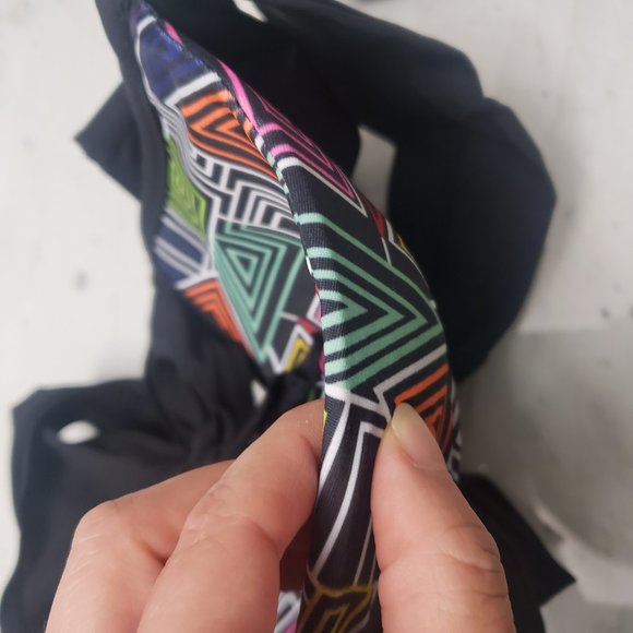 [NEW] Black/Colorful Swimsuit/ halter Neck Bikini Set - Picture 3 of 11